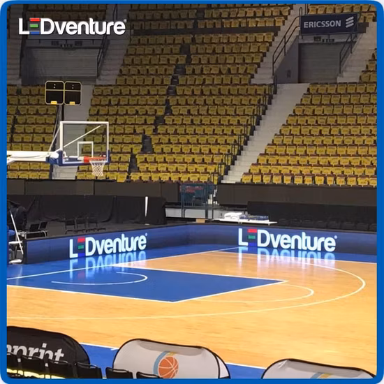 Nuovo design per interni per esterni LED Display perimetrale Pubblicità per cartelloni pubblicitari Schermo a colori per trasmissione di stadi sportivi P5 P6 P6.25 P10 P12.5 P16 Prezzo