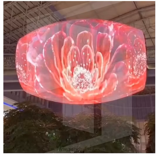 Display LED creativi personalizzati speciali per interni ed esterni SMD a colori ad alta luminosità per la pubblicità